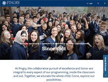 Tablet Screenshot of pingry.org